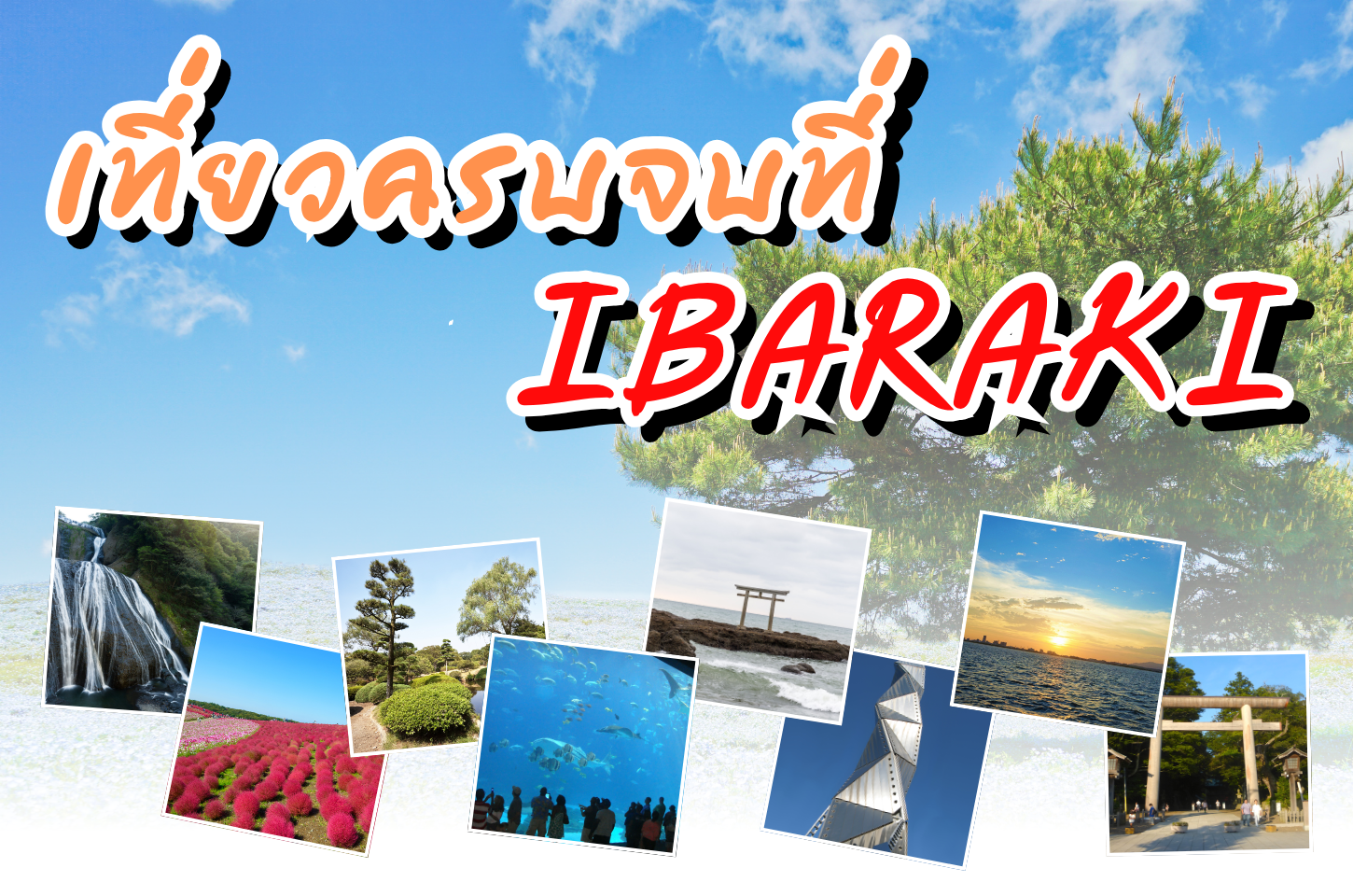 แนะนำ 8 สถาที่่ท่องเที่ยวอิบารากิ เที่ยวครบ จบในที่่เดียว